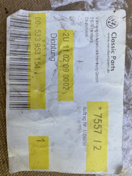 Dichtung Blinker rechts VW Scirocco 533953154